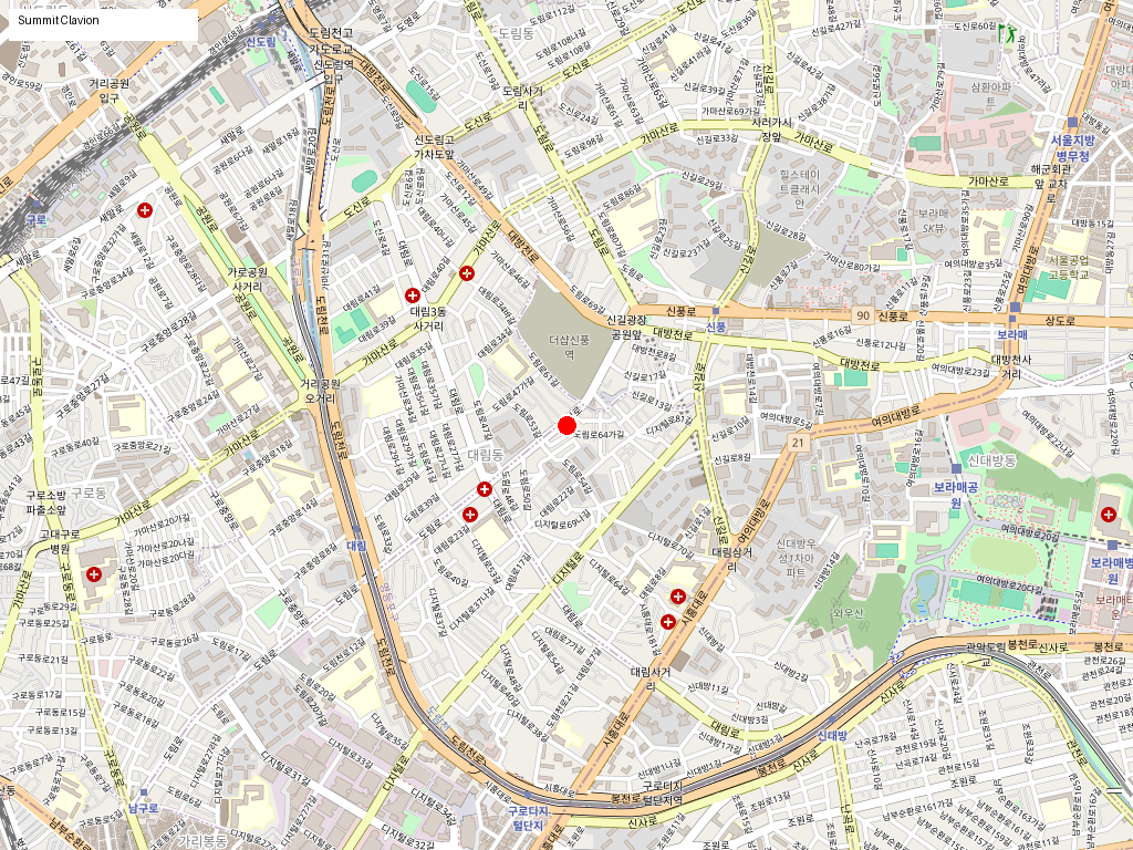 써밋 클라비온 입지 — OpenStreetMap